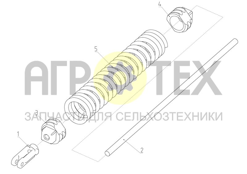 Чертеж Пружина (РСМ-10.05.00.610Г)